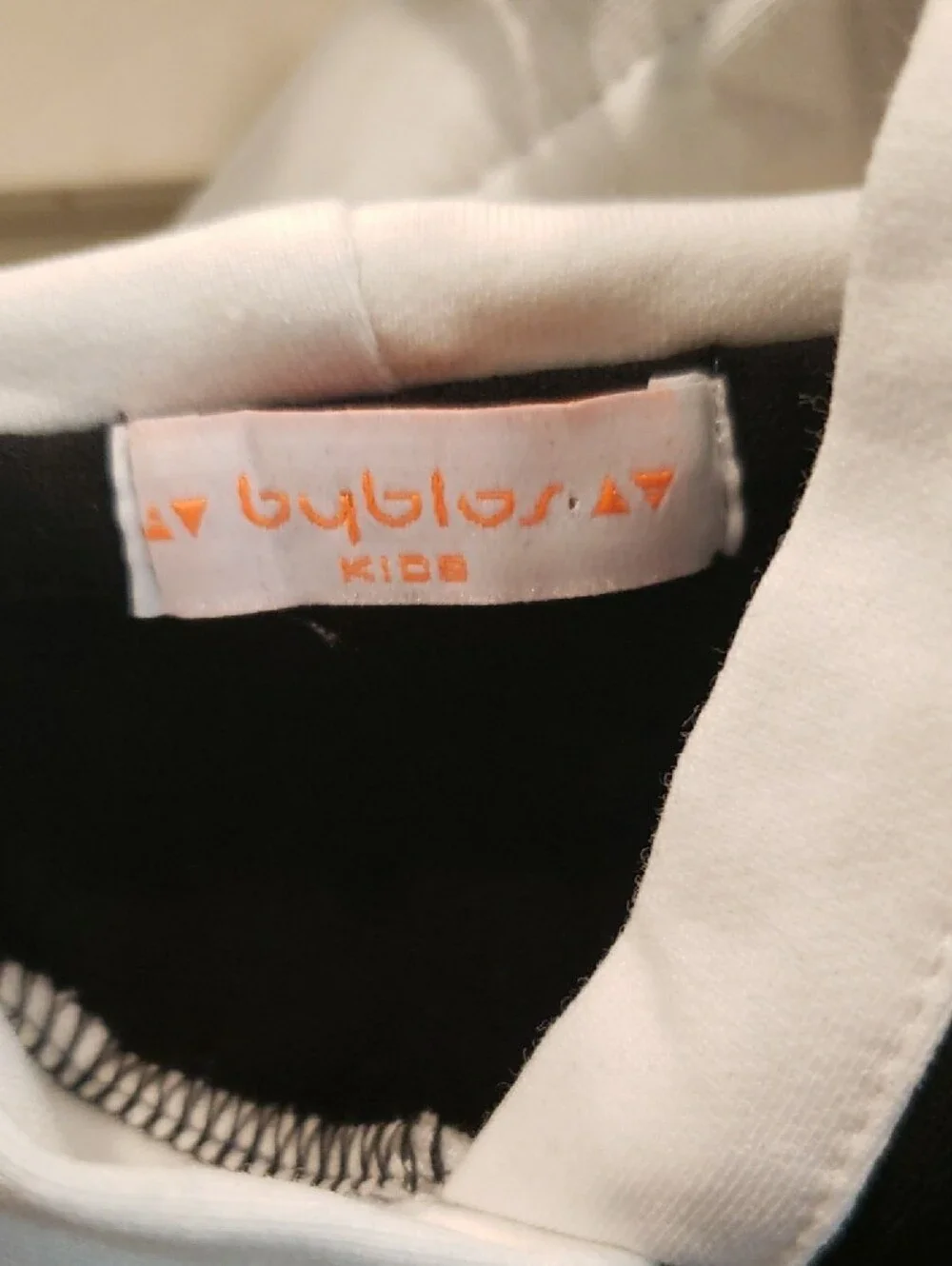 Byblos Black & White Sleeveless Hooded Girlss Dress